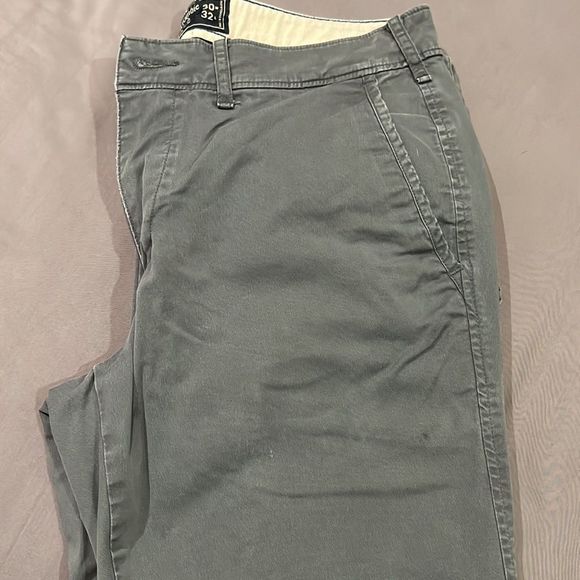 SOLD - Abercrombie & Fitch Landon Slim Pants - grey (30W X 32L) - Picture 5 of 9